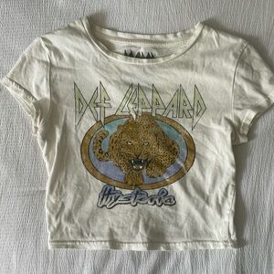 Death leopard crop top aero